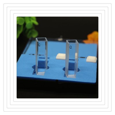 10mm Square opening quartz tube CUVETTE