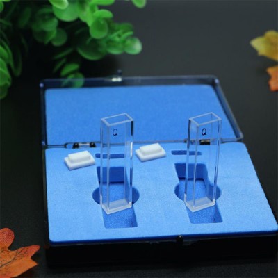 Quartz cuvette for experiments  Quartz dish from manufacturer/Laboratory container