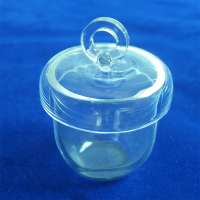 Quartz transparent container