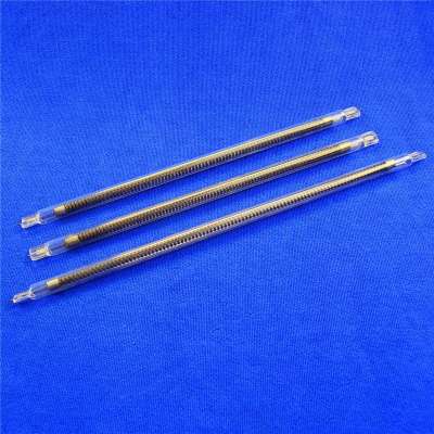 Infrared carbon fiber quartz electric heating tube