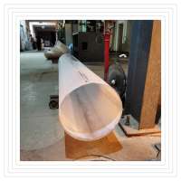 Clear OD410* T * L 500mm quartz pipe