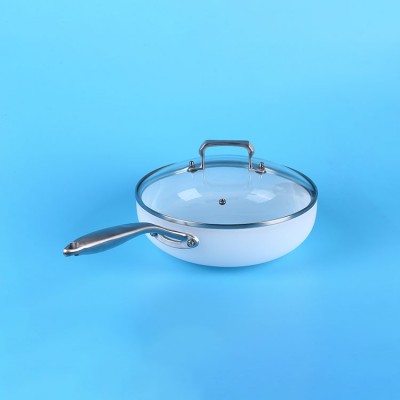 Chinese nutrition soup pot 27 cm 3-5people doses Stainless steel handle