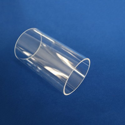 clear silica polished large od 120mm quartz tube